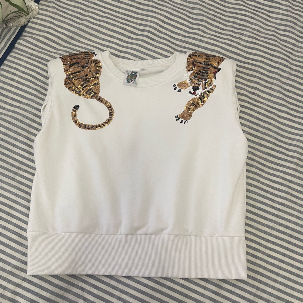 Queen of Sparkles Over the Shoulder Tiger sz M